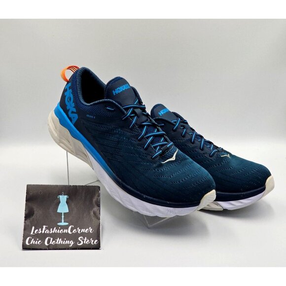 Hoka One Men’s Majolica Blue Arahi 4 Road Running Sneakers Shoes Size 11.5 2515 - Picture 4 of 16